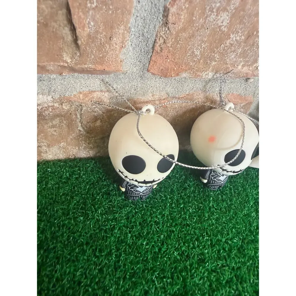 Hallmark Nightmare Before Christmas Ornament Lot Jack Skellington Zero Set